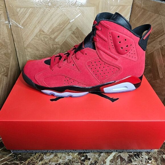 NEW Air Jordan 6 men\'s varsity red basketball shoes authentic size 10.5